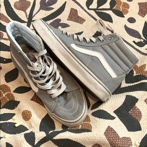 Women’s Gray Vans Sk-8 Hi Sneakers